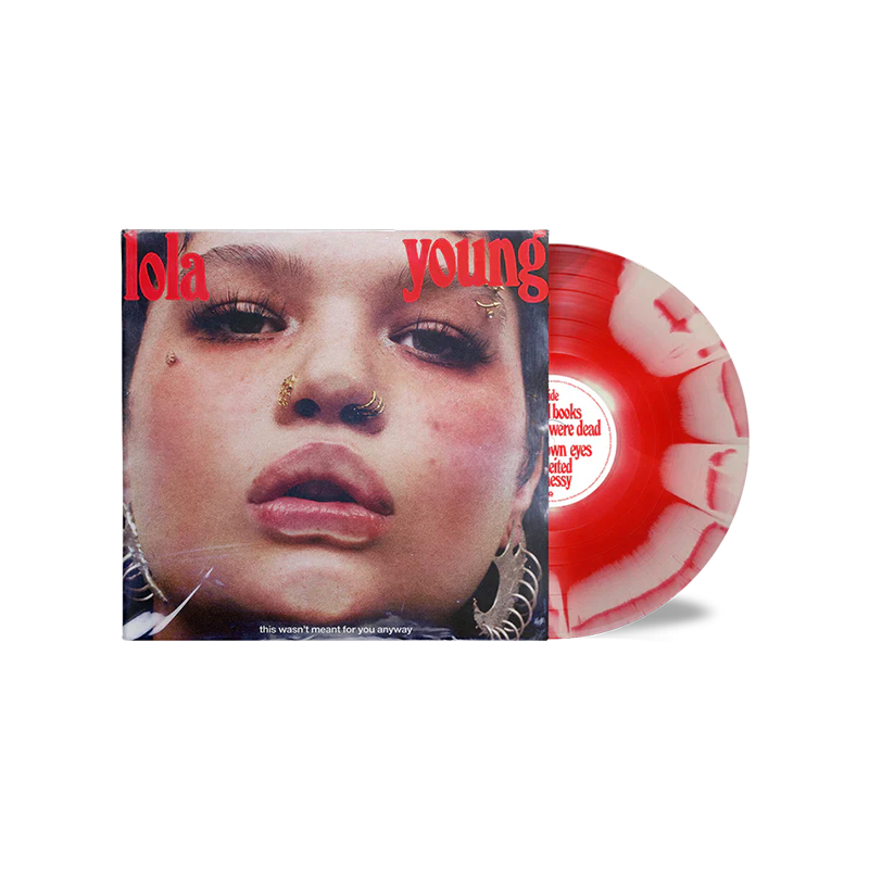 this wasn't meant for you anyway: red/white sunburst vinyl - Lola