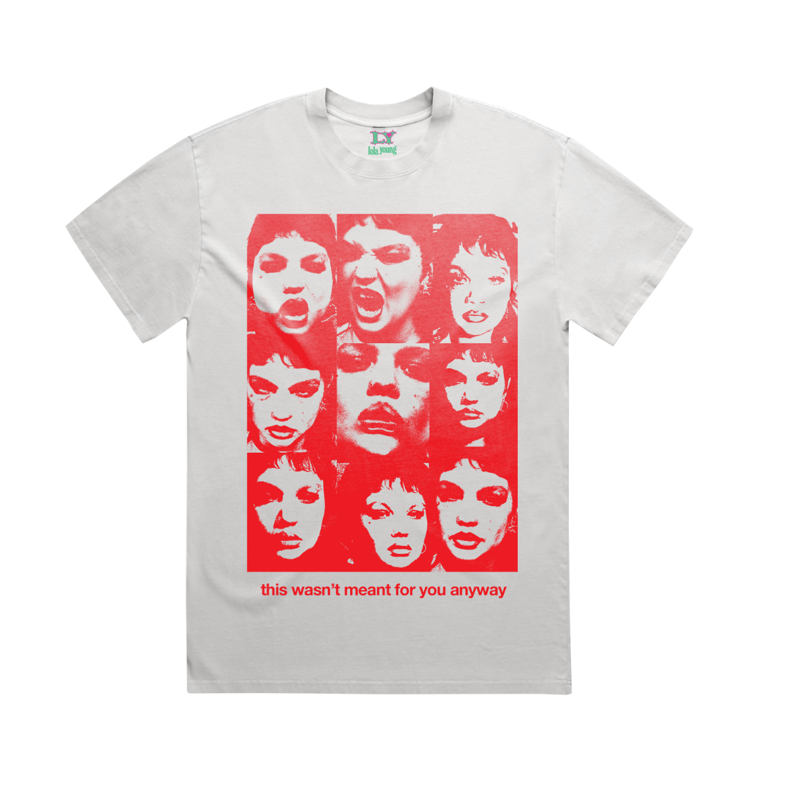 Lola Young - white album t-shirt