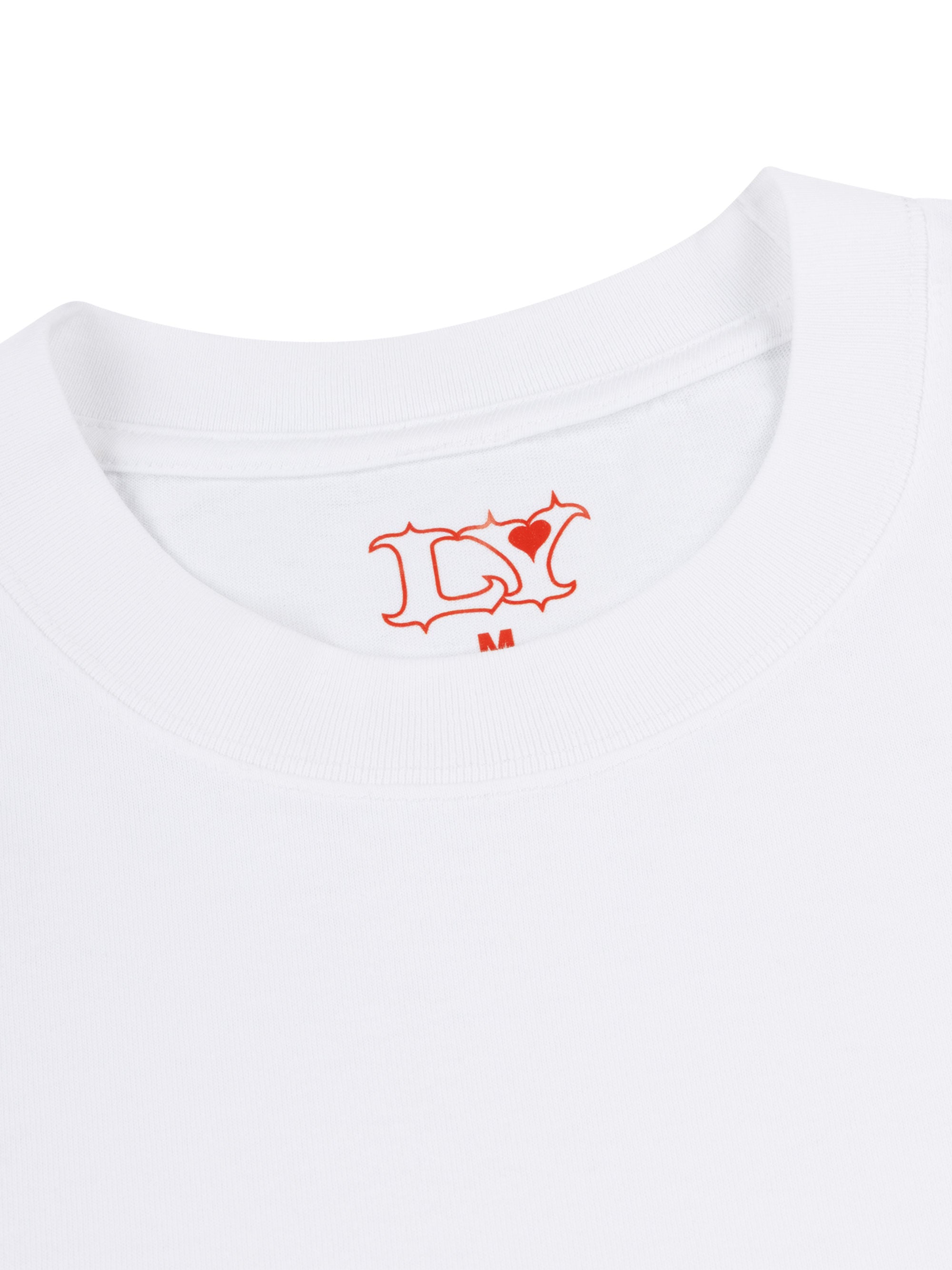 Lola Young - i'm too perfect white lyric t-shirt