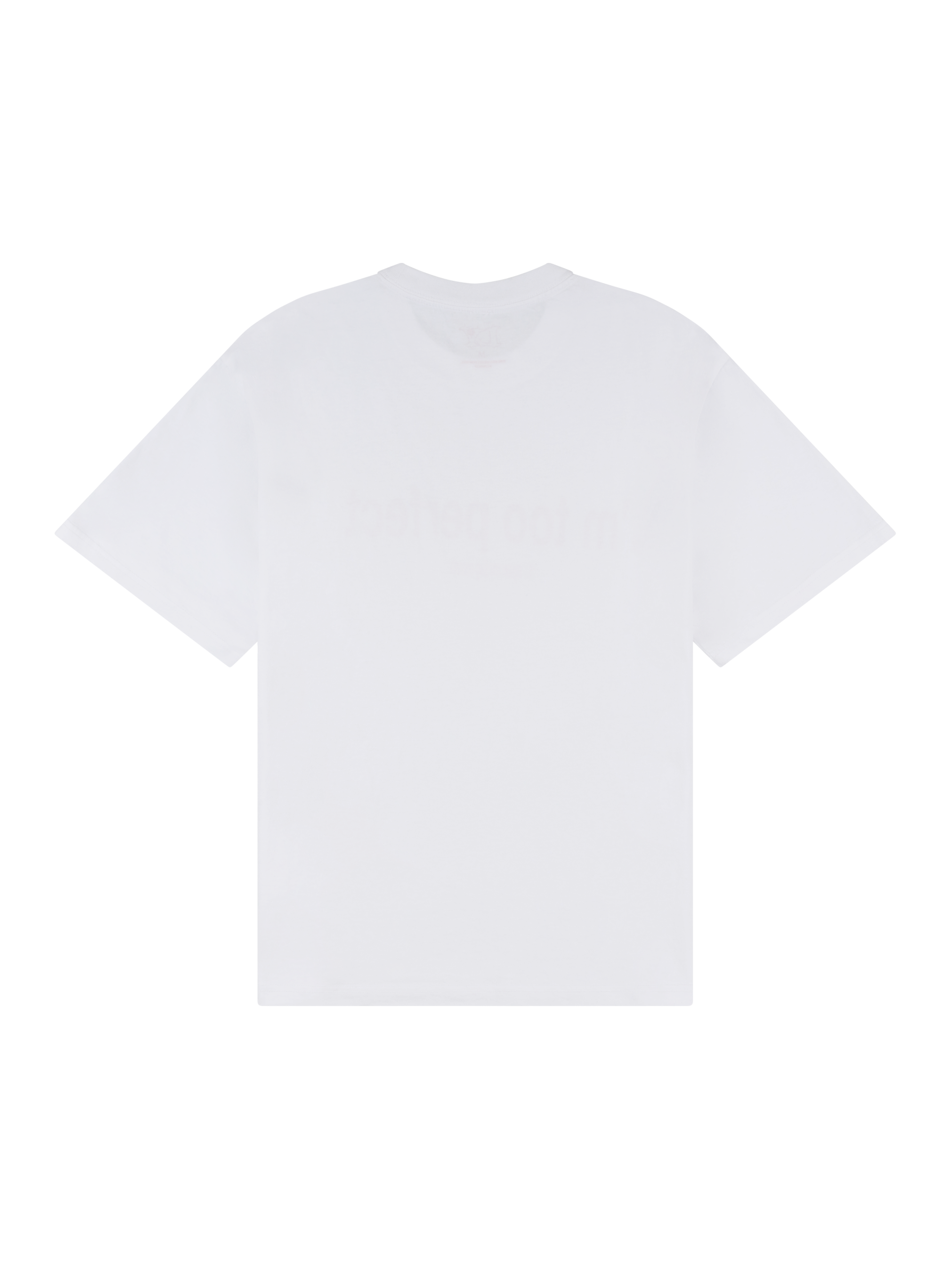Lola Young - i'm too perfect white lyric t-shirt
