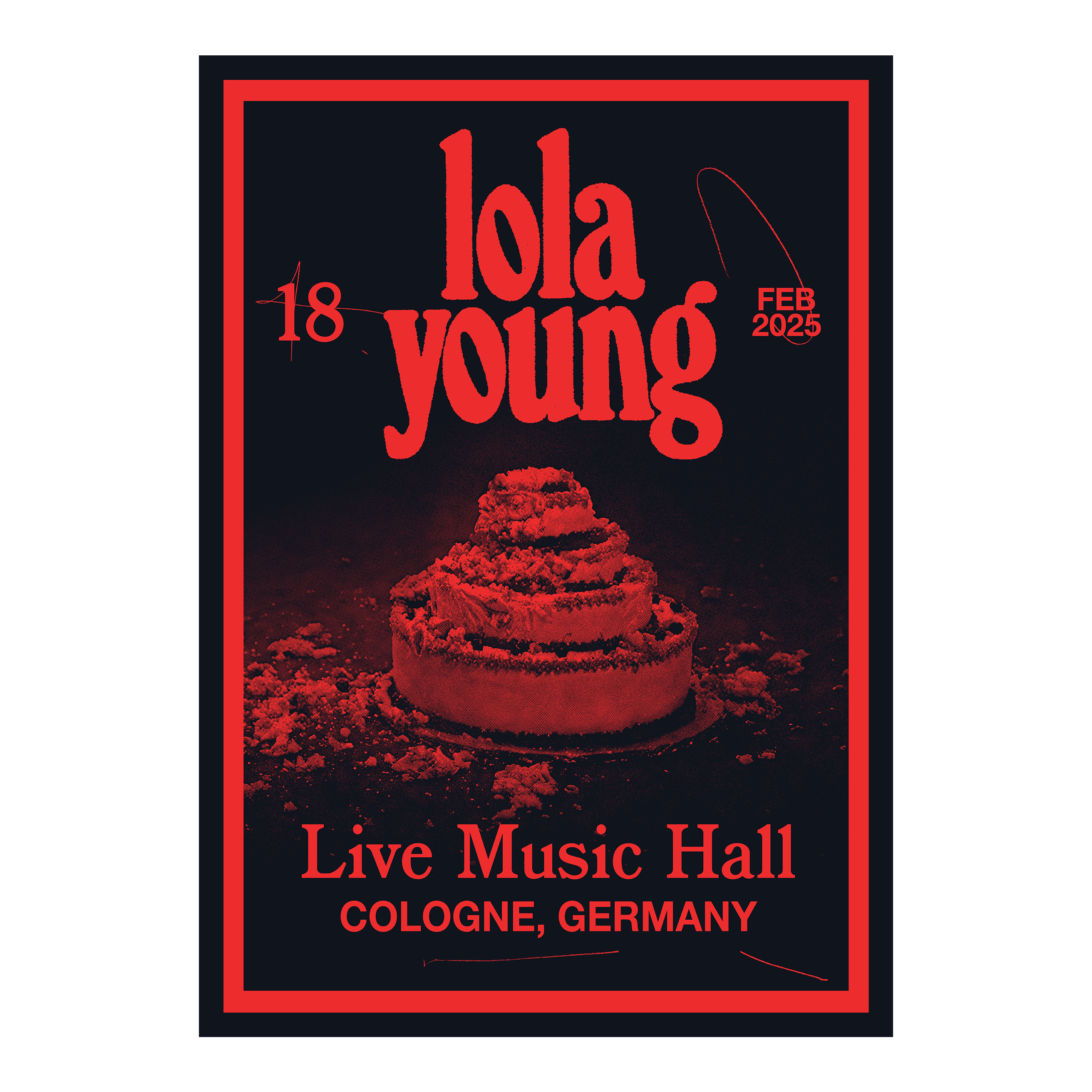 Lola Young - Cologne Tour Print