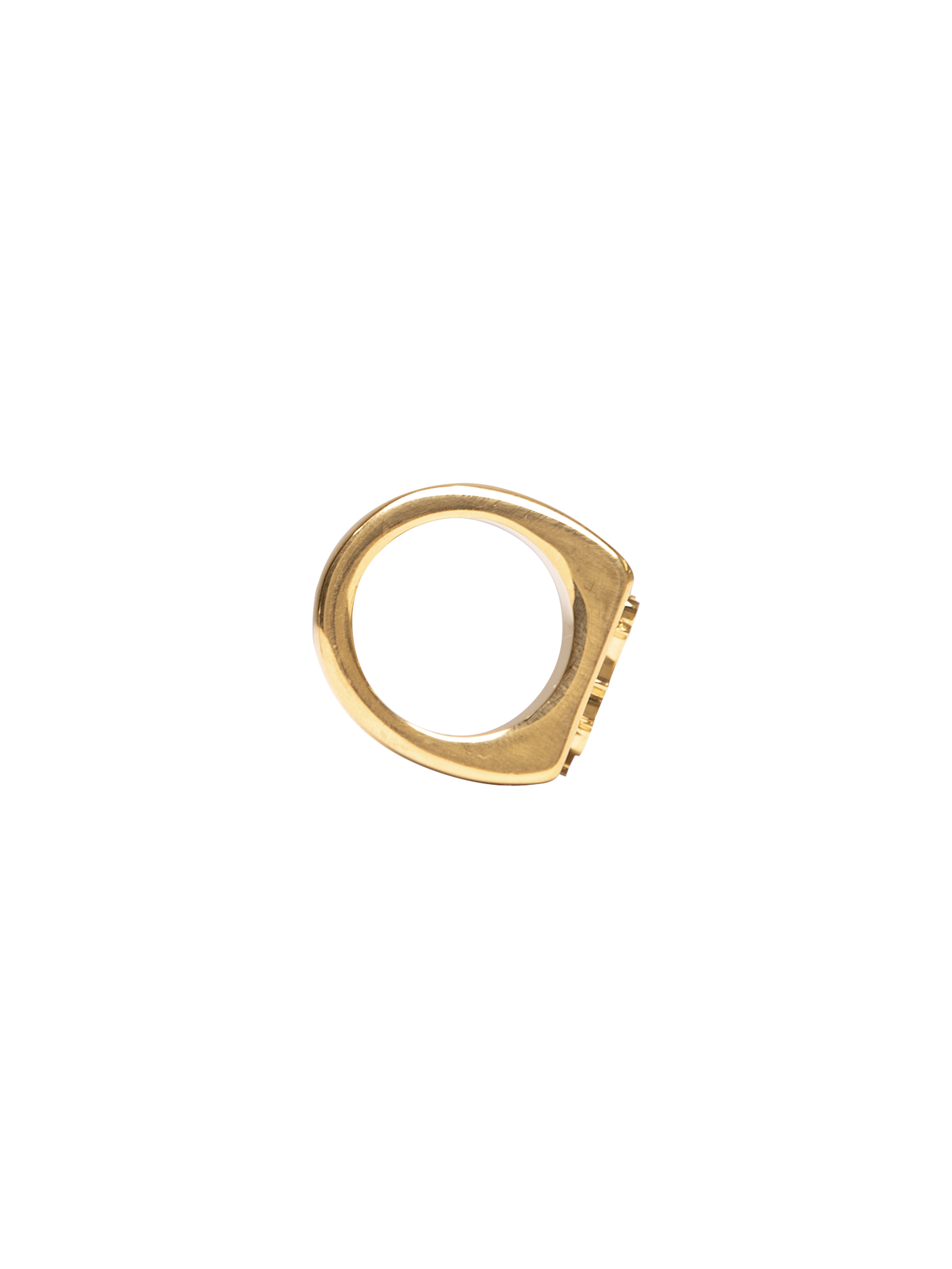 Lola Young - LY gold chunky ring