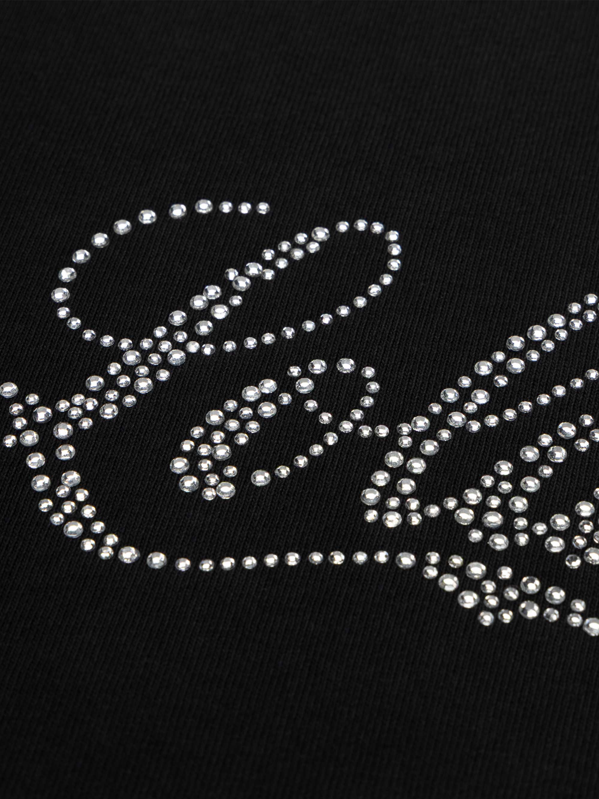 Lola Young - lola young rhinestone black t-shirt