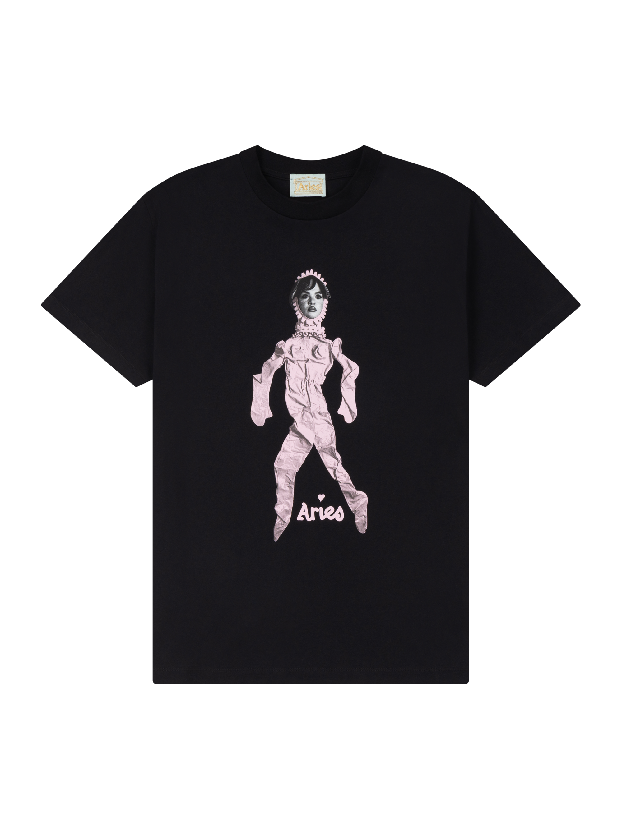 Lola Young - Aries x Lola Young Black Doll Print Tee