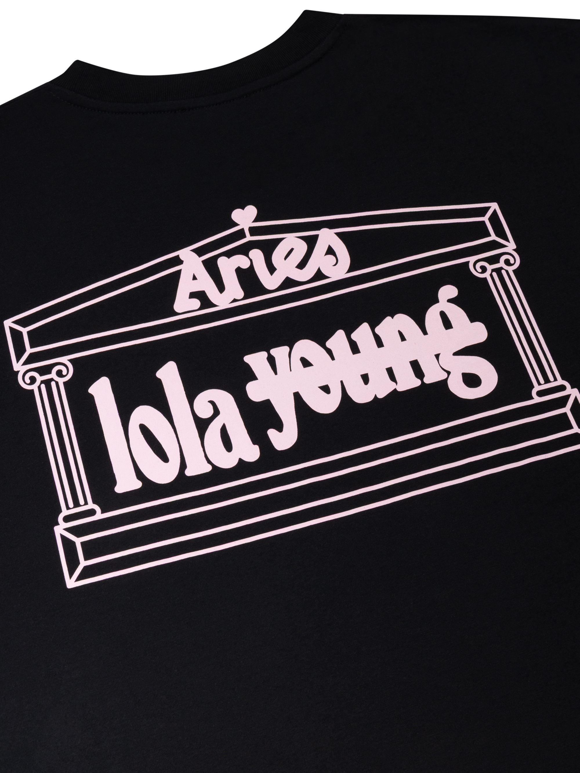 Lola Young - Aries x Lola Young Black Doll Print Tee