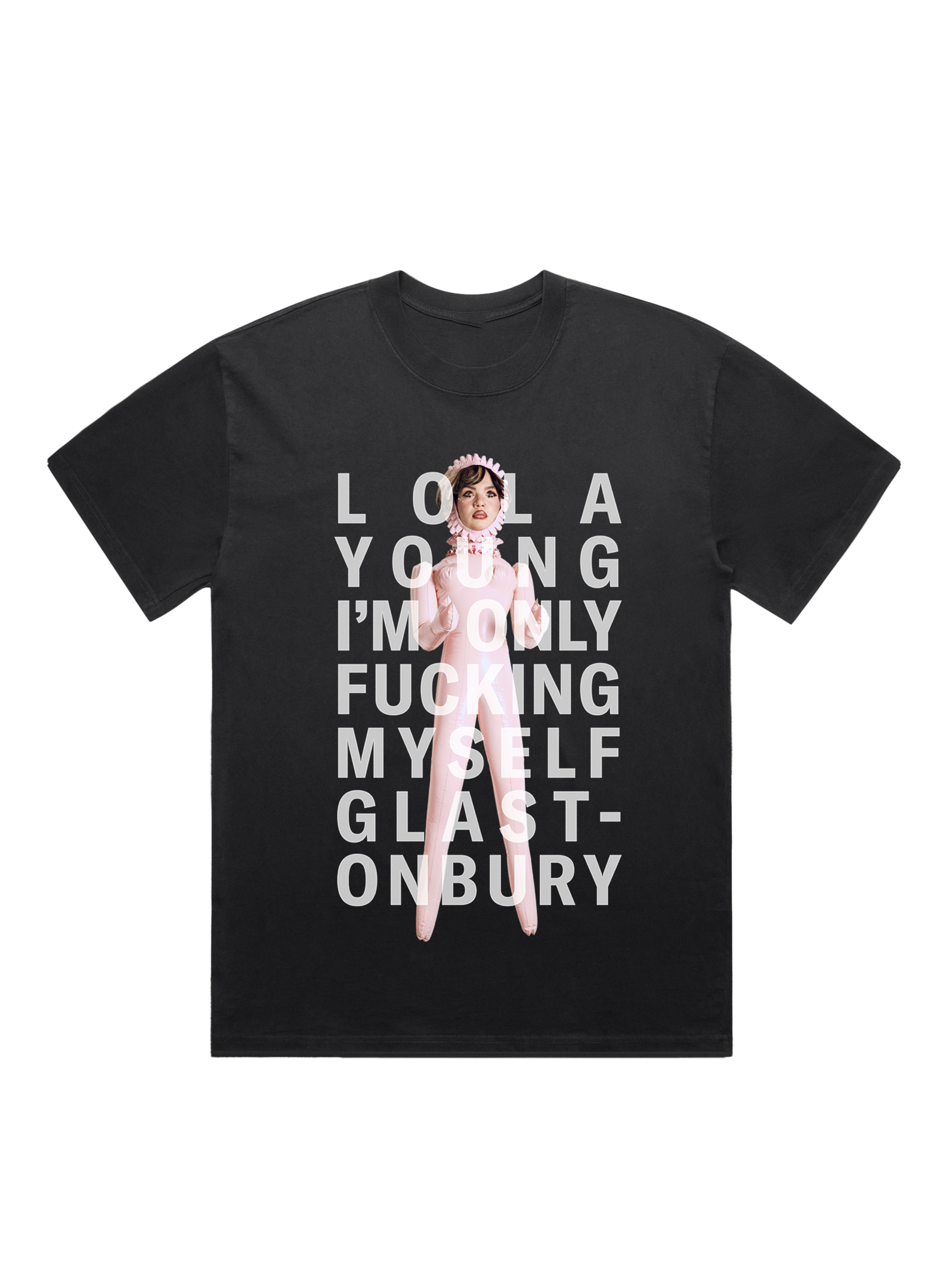 Lola Young - Exclusive Glastonbury Doll Black T-Shirt