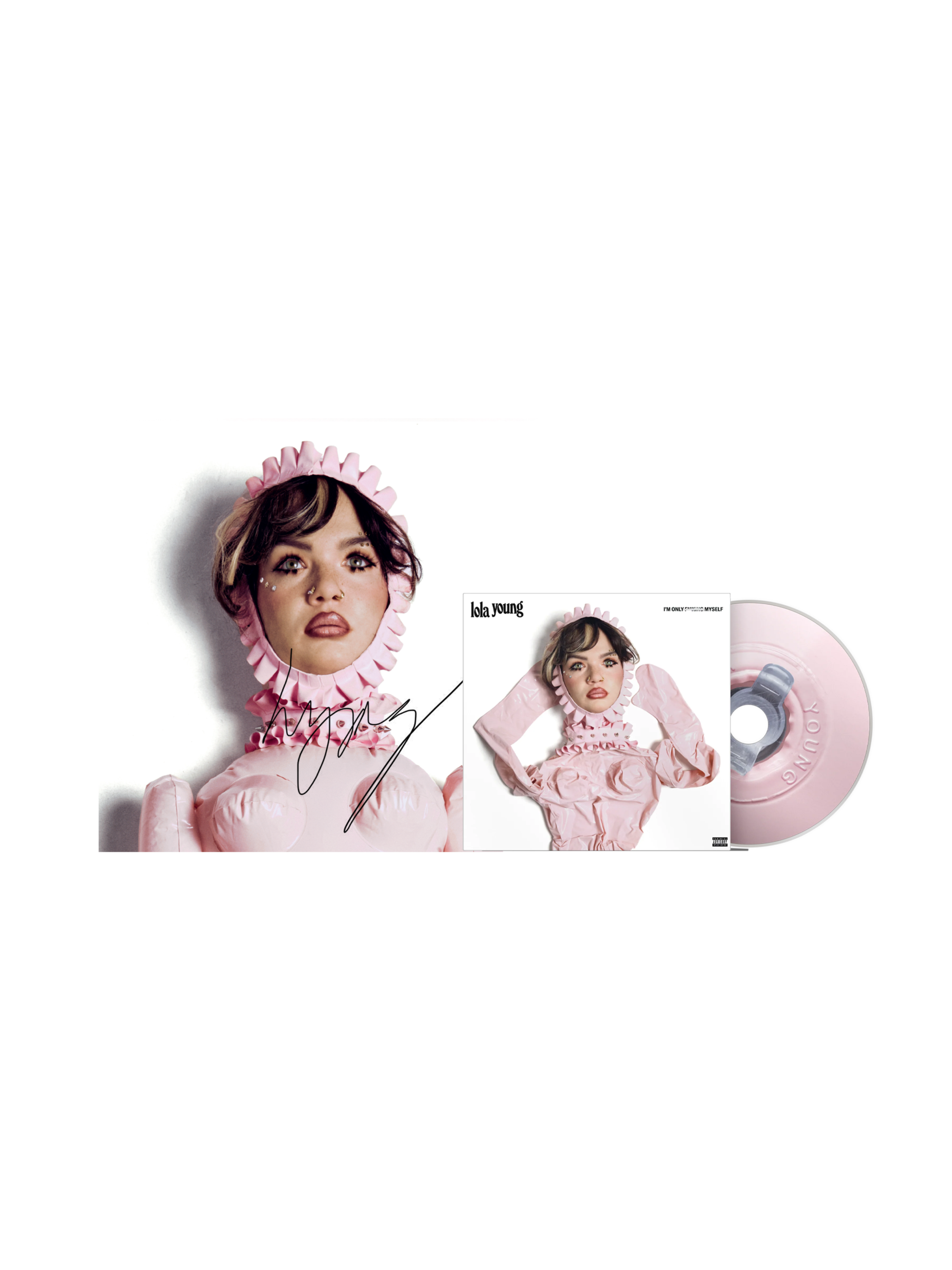 I'm Only F**king Myself: 'Deflated Doll' CD (Limited & Exclusive Artwork) + Signed Art Card