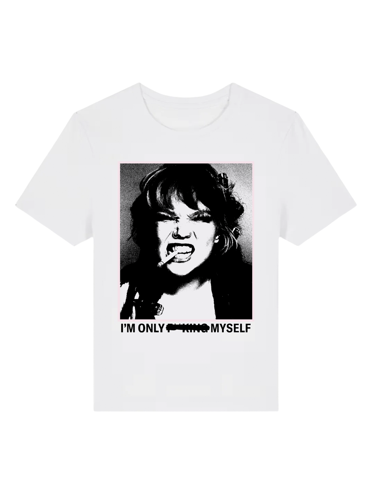Lola Young - Lola Young I'm Only F**king Myself White T-Shirt