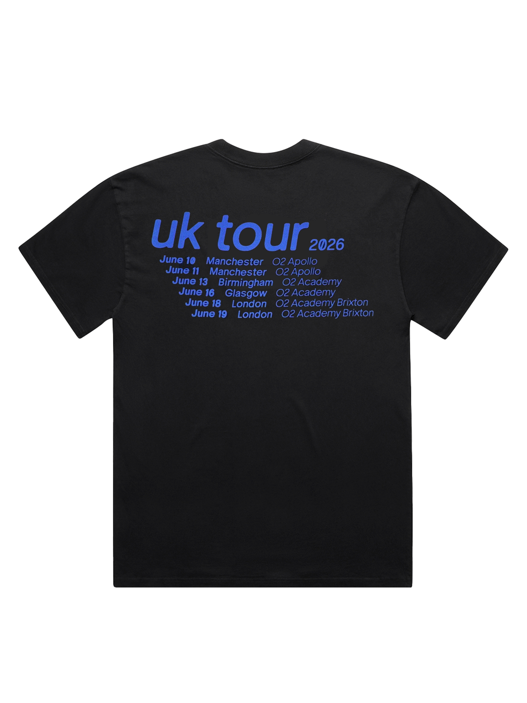 Lola Young - Lola Young Black 2026 UK Tour T-Shirt