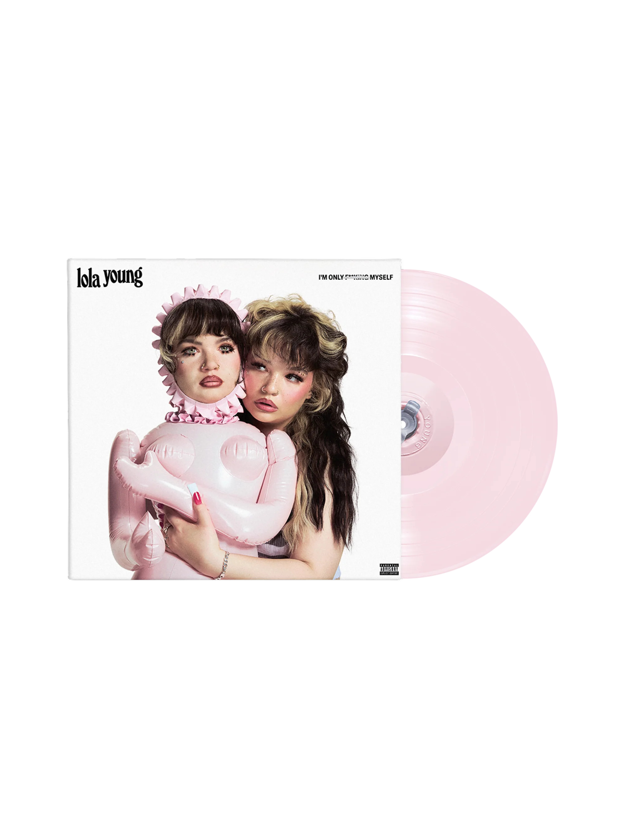 I'm Only F**king Myself: The Basic B*tch Edition (Nude Pink Vinyl LP) + Signed Art Card